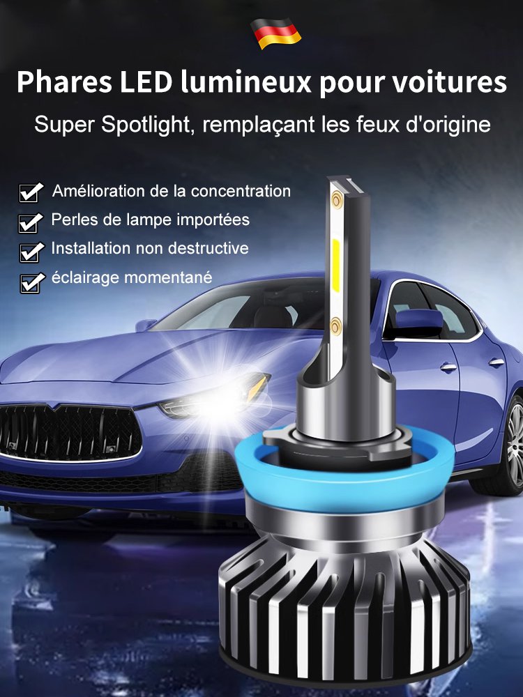 Phare de voiture de projecteur de haute portée LED SN